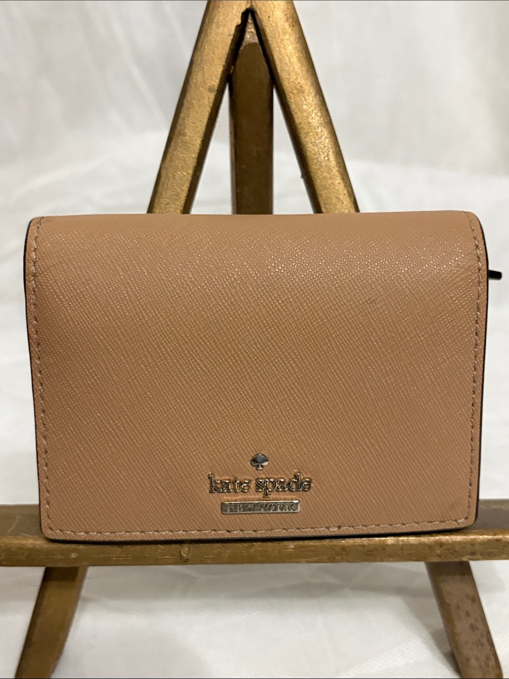 kate spade New York Tan Leather Wallet